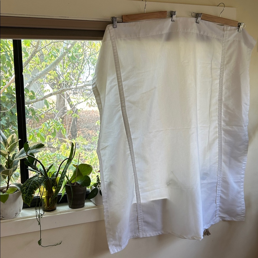 LAST CHANCE Classic White Curtain Panel - only one panel